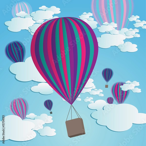 Fototapeta Hot Air Balloons
