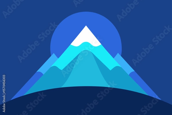 Obraz pyramid of the mountain