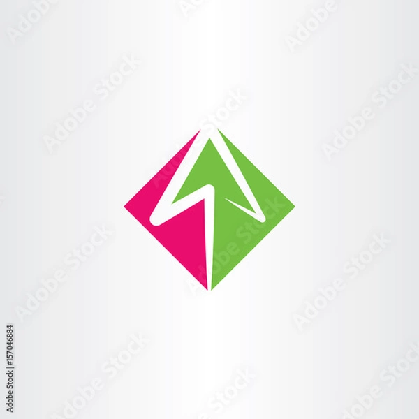 Fototapeta arrow logo sign vector element symbol