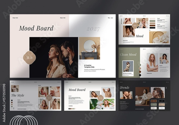 Obraz Mood Board Presentation Template