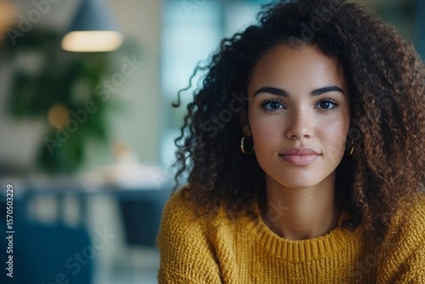 Fototapeta Young woman in a mental therapy session, discussing emotional issues and challenges with a psychologist in the office, Generative AI