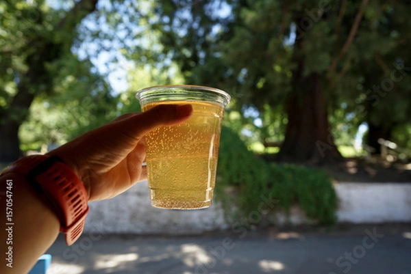 Fototapeta リンゴ農園のアップルサイダー