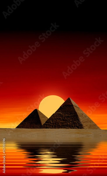 Fototapeta Egyptian pyramids