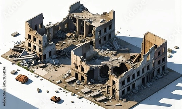 Fototapeta War Images Concept