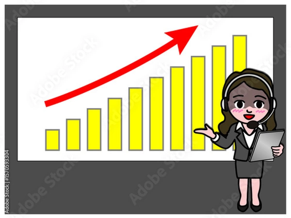 Obraz 壱A：ヘッドセットでプレゼンする登壇女子 CS3 2025_0612_013