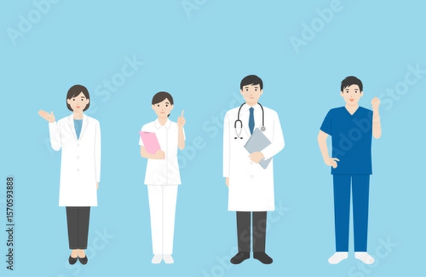 Fototapeta 医療従事者たち