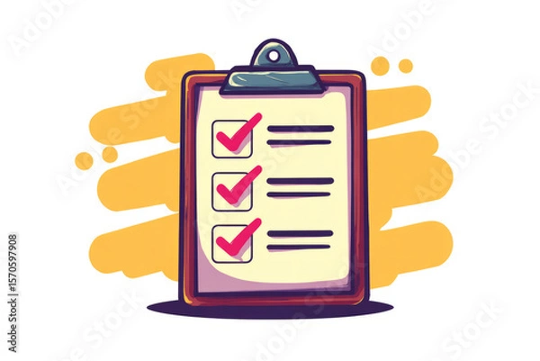 Obraz School Shopping Checklist Tablets