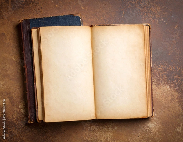 Obraz 古い本の素材（生成AI　Generated Image）