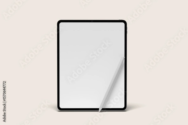 Fototapeta iPad Pro on White Background