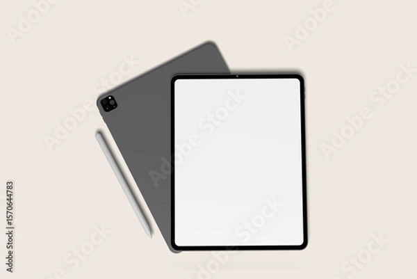 Fototapeta iPad Pro on White Background