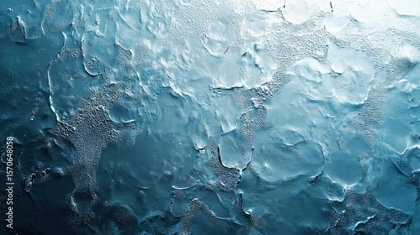 Fototapeta Explore Abstract icy surface and discover texture patterns with Winter Scene
