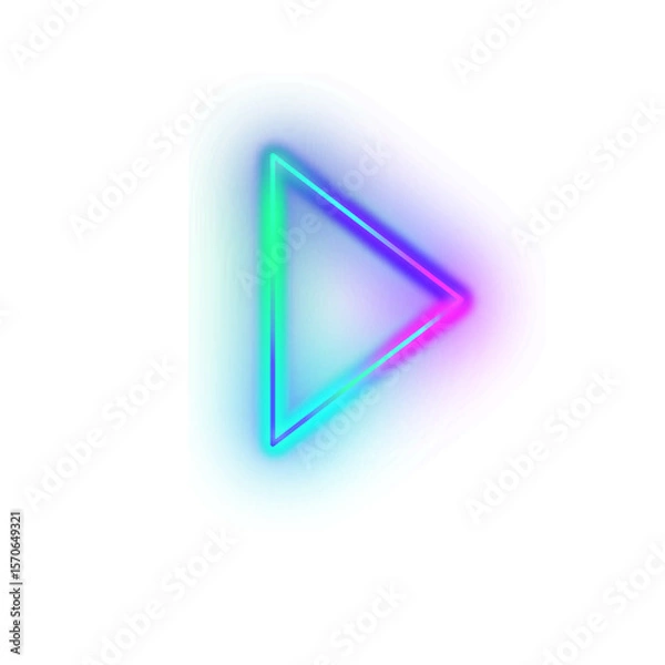 Obraz Gradient Neon Arrow