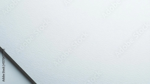 Fototapeta Presenting Minimalist White Paper Texture For Artistic Backgrounds And Creative Surface