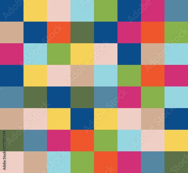 Fototapeta Vector Square Patterns