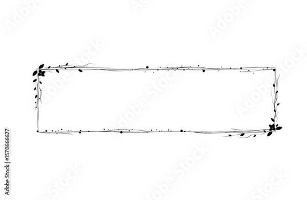 Obraz 繊細な自然のフレーム