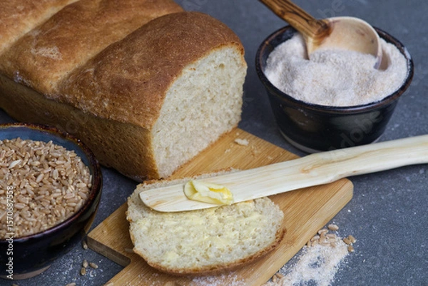 Fototapeta Natural Grain Bread 3