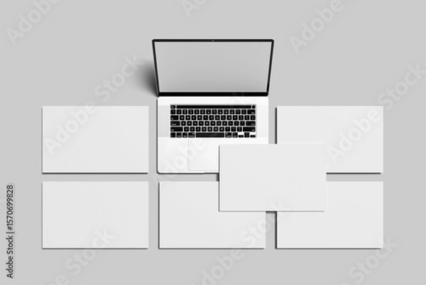 Obraz Laptop Screen Website