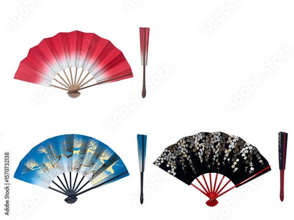 Fototapeta 日本舞踊の扇子