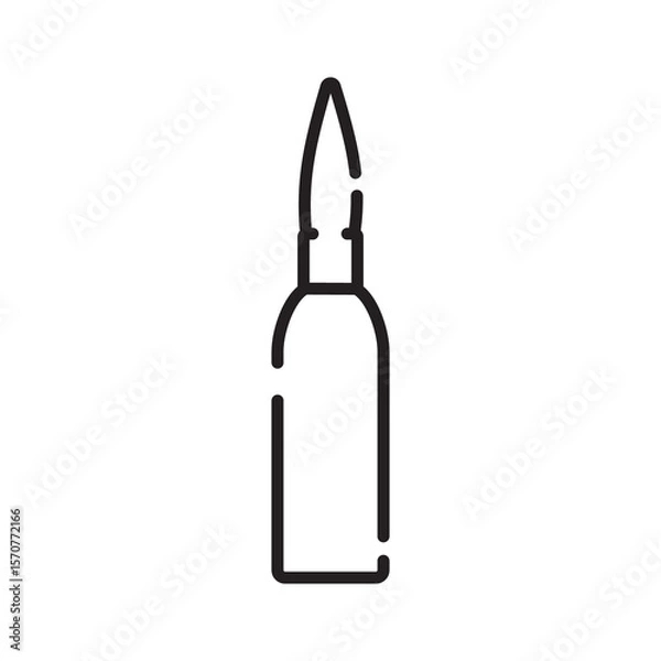 Obraz War web icons in line style. Army, battle, conflict, military, missile, refugees, bomb, tank, collection.