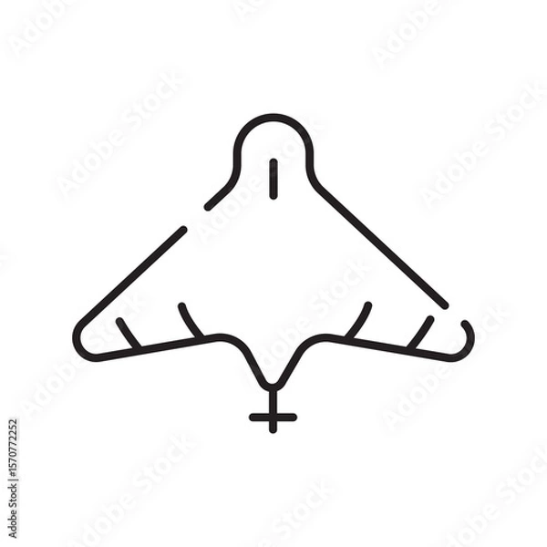 Obraz War web icons in line style. Army, battle, conflict, military, missile, refugees, bomb, tank, collection.