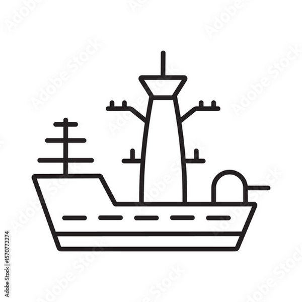 Obraz War web icons in line style. Army, battle, conflict, military, missile, refugees, bomb, tank, collection.