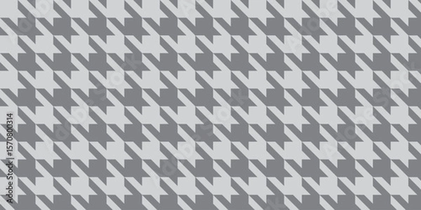 Obraz Monochrome Background Houndstooth for Fabric, Banners.