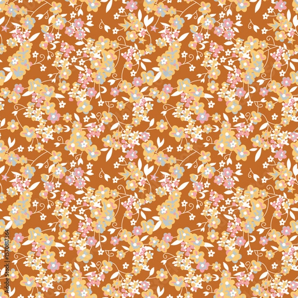 Fototapeta Classic Flower Pattern for Digital Textile Printing