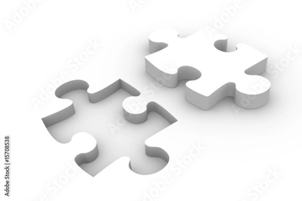 Obraz Puzzle White