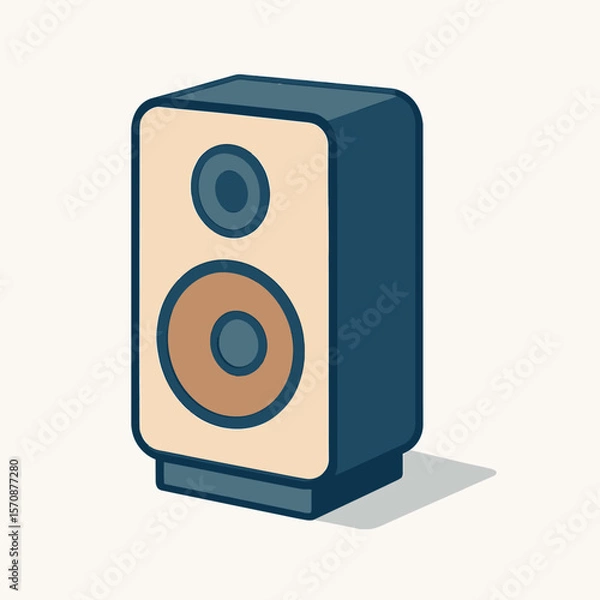 Fototapeta Modern Audio Speaker For Home Entertainment