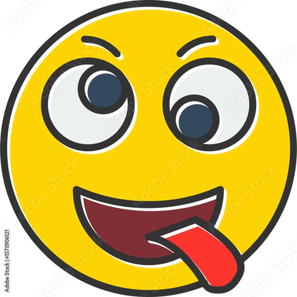 Obraz Silly Vector Icon Design