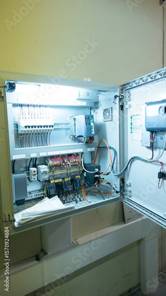 Fototapeta Tableau électrique