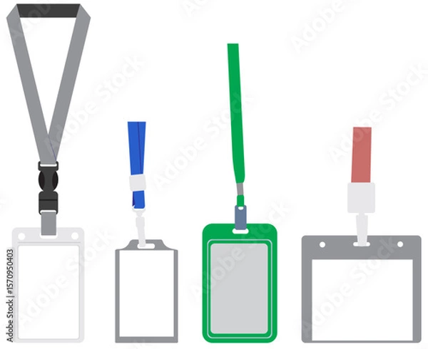 Obraz blank id badge