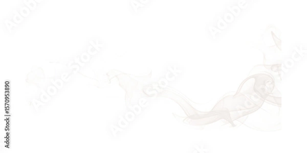 Obraz Subtle transparent smoke effect drifting right – airy foggy vapor element with light swirling motion for ethereal overlays, fantasy mist designs, abstract graphics, or soft visual transitions

