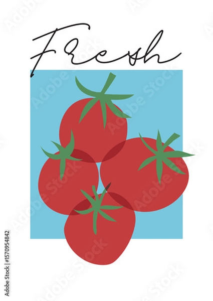 Obraz abstract art beach elements illustration