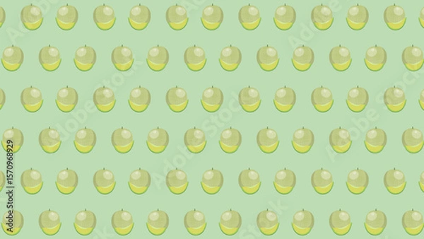 Fototapeta melon fruit seamless pattern background vector