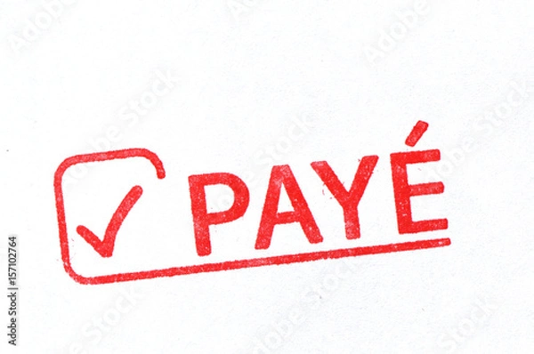 Obraz Pieczęć zapłacona