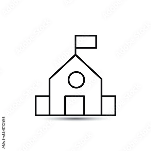 Obraz home outline icon