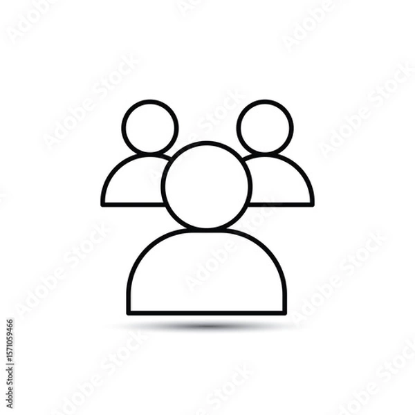 Obraz people contact icon