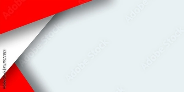 Fototapeta red white abstract background design vector illustration