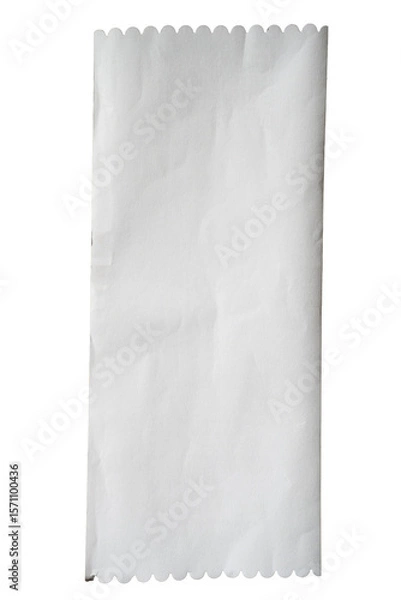 Obraz Receipt paper template