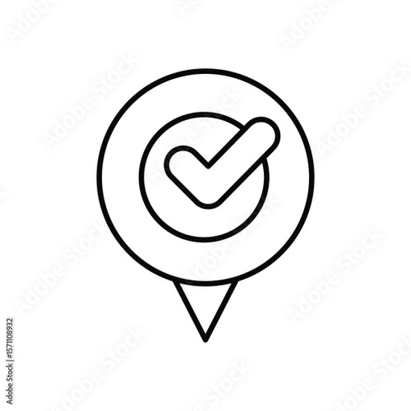 Obraz Location  vector icon