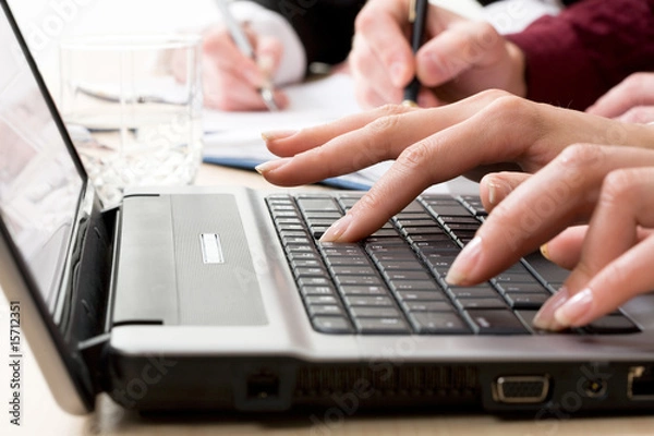 Fototapeta Working hands