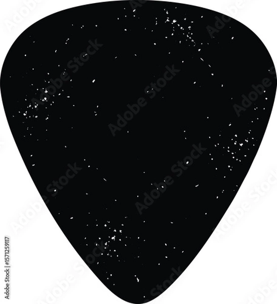 Obraz guitar pick on white background.eps