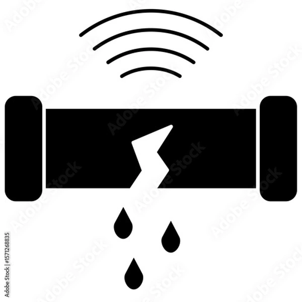 Fototapeta Leak sensor Icon
