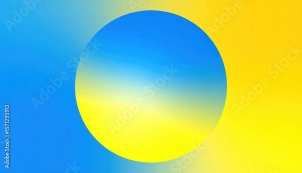 Obraz Vibrant, glossy 3D spheres and colorful Easter eggs with abstract reflections form a cheerful, sunny design