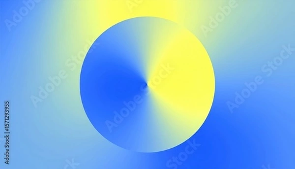 Obraz Vibrant, glossy 3D spheres and colorful Easter eggs with abstract reflections form a cheerful, sunny design