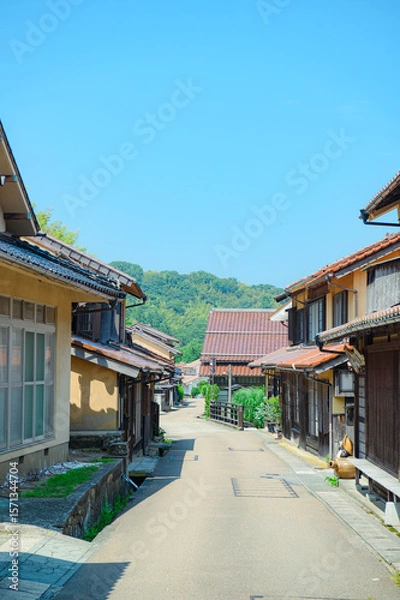 Obraz 島根県　石見銀山の町並み