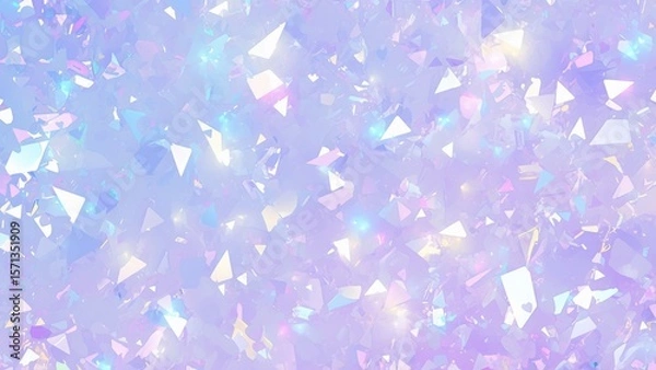 Fototapeta 光沢のある紫系ホログラムテクスチャ_1