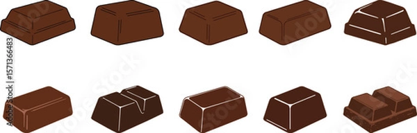 Obraz chocolate candy vector illustration art design