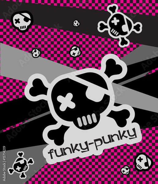 Obraz Funky - Punky Vector Illustration